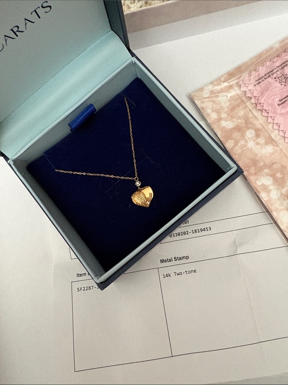 14k Ice Carat Necklace